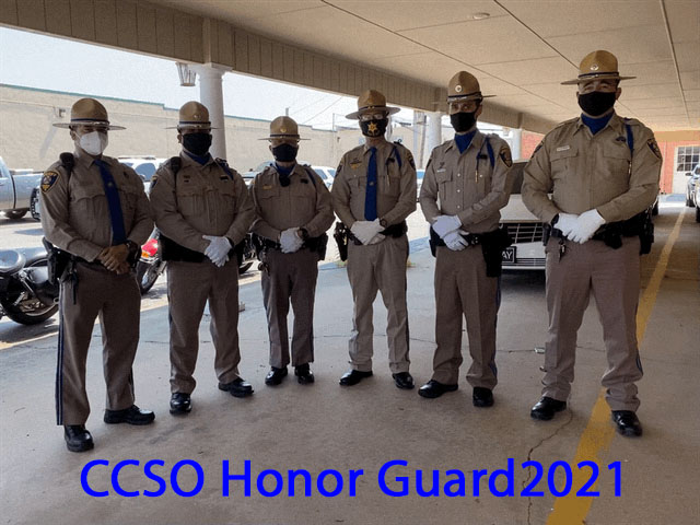 Comanche County Sheriff's Office Honor Guard 2021